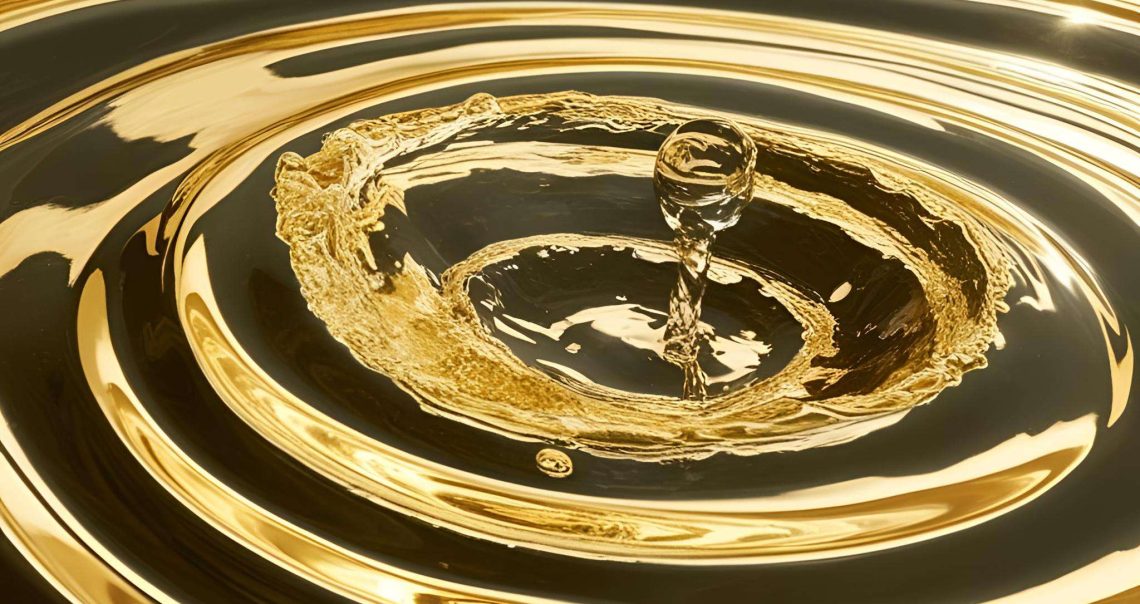 gold water ripples -2